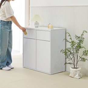 J2130 2칸 분리수거 휴지통 800 1color