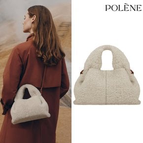 POLENE 폴렌느 누메로 토트백 넘버나인 미니백 ECRU SHEARLING