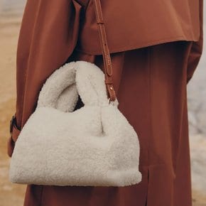 POLENE 폴렌느 누메로 토트백 넘버나인 미니백 ECRU SHEARLING