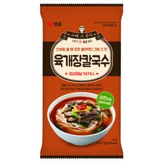 샘표 육개장칼국수 125g