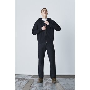 Basic Hooded Zip-Up (Small Mutton)_BLACK_LNTA0TS94 (남여공용)