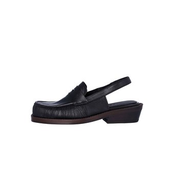 누스미크 ARC Sling-Back Loafer (Black)