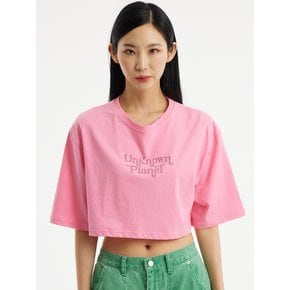 [리퍼브]UP-403 스톤 로고 크롭티_STONE LOGO CROP TEE 4COLORS