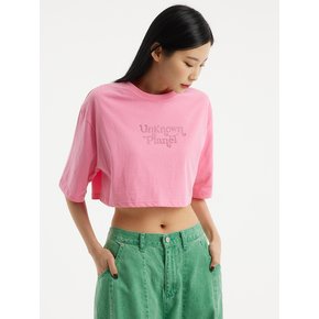 [리퍼브]UP-403 스톤 로고 크롭티_STONE LOGO CROP TEE 4COLORS