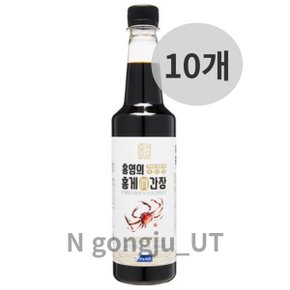 홍영의 프리미엄 만능 소스 홍게 진간장 500ml 10개