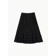 몰리고다드 24PF MOLLY GODDARD OLIVE SKIRT IN BLACK