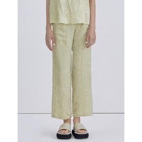 Wrinkle Glossy Pants_Light Green