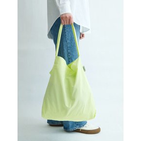 Lucky daily bag ( lime yellow ) 나일론백 에코백 무지에코백