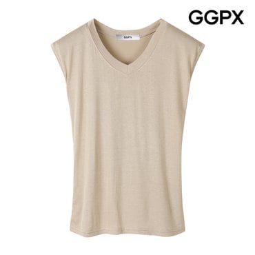GGPX 찰랑 V넥 소프트 티셔츠 (GP7TS030F)