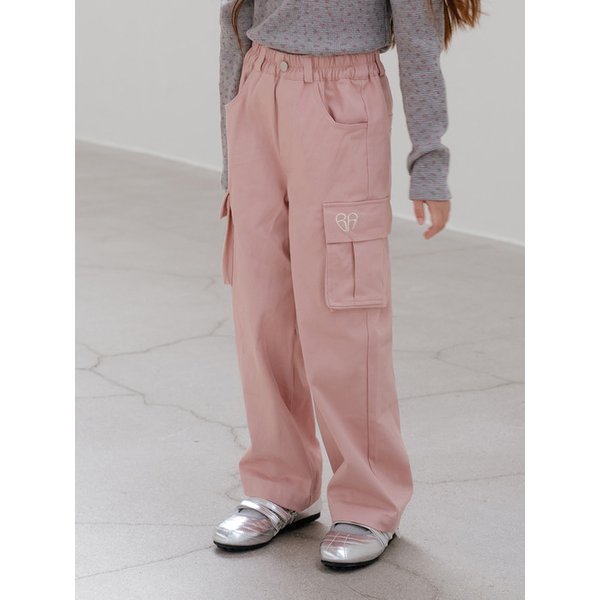 트윌 풀온 카고 팬츠 (핑크)