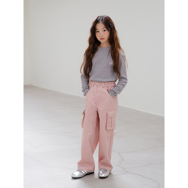 트윌 풀온 카고 팬츠 (핑크)