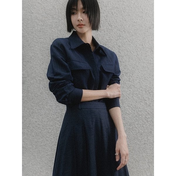 [모찌언니 PICK] 에디트 히든 포켓 블라우스(데님)