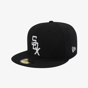MLB 쿠퍼스 타운 시카고 화이트삭스 소프트 버크람 59FIFTY 피티드캡 15206385