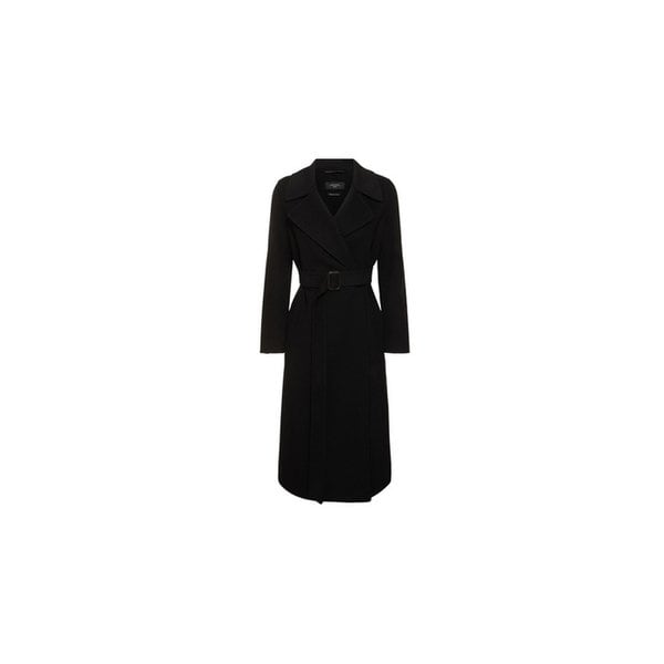 24FW MANU 벨티드 울 코트 블랙 2425016041 013