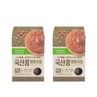  풀무원 국산콩 생청국장 190g 2개