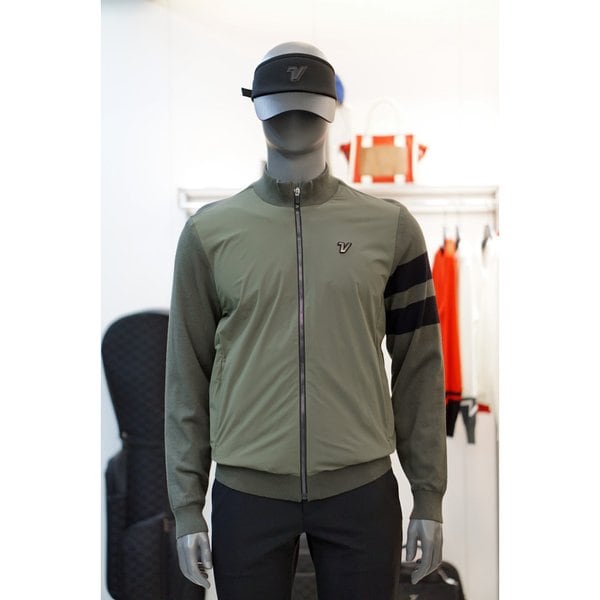 [여주점] 골프웨어 남성 골프 우븐 하이브리드 방풍 집업 가디건 SO991