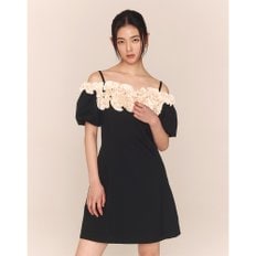 [최초가:328000원]Elina / Off-Shoulder Ruffle Mini Dress