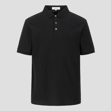 빈폴 25SS 크레이프 칼라넥 티셔츠 - 블랙(BC5442C175)