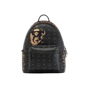 x MCM 비세토스 스타크 백팩 스몰 미디움 블랙 MMKESVE05BK001