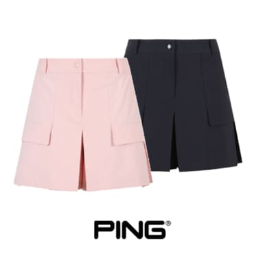 핑 [25  여름]     여성 맞주름 큐롯  반바지       121E2PS482    (출시가 228,000)