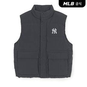 [코리아공식] 메가로고 중량 패딩조끼 NY (Charcoal Grey)