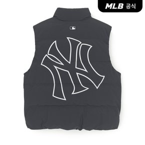 [코리아공식] 메가로고 중량 패딩조끼 NY (Charcoal Grey)