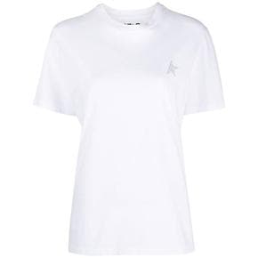 24SS 골든구스 반팔 티셔츠 GWP01220 P000594 80185 WHITE SILVER