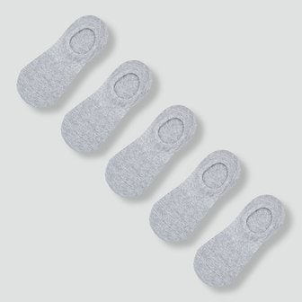 JAJU 여 코튼 하이컷 페이크 삭스 5족 J145903002083