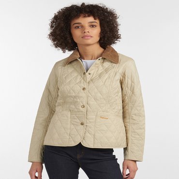 바버 [24SS][Barbour] 여성 크림 Summer Liddesdale 퀼팅 자켓