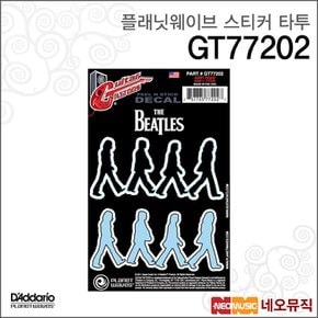 플래닛웨이브 GT77202 스티커 타투 /Beatles Abbey Road