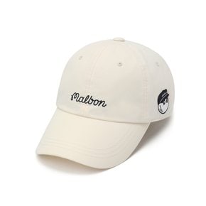 말본 말본 베이직 로고 스크립트 캡 OFF WHITE M6343PCP04 OWT