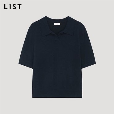 리스트 오픈 카라 니트