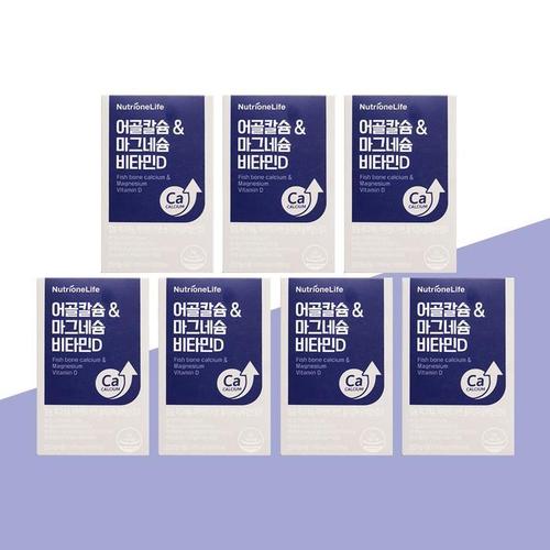 [뉴트리원라이프] 뉴트리원 어골칼슘 마그네슘 비타민D 1000mg x 60정 x 7박스 7개월분(1)
