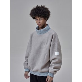 Reversible Mock Neck_Beige