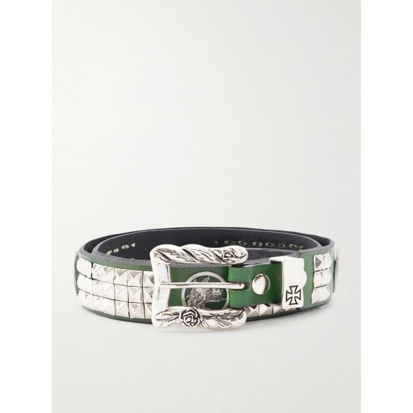 앙팡 리쉬 데프리메 도그 인 레스트레인트 3.5cm 스터드 가죽 벨트 46376663162916223