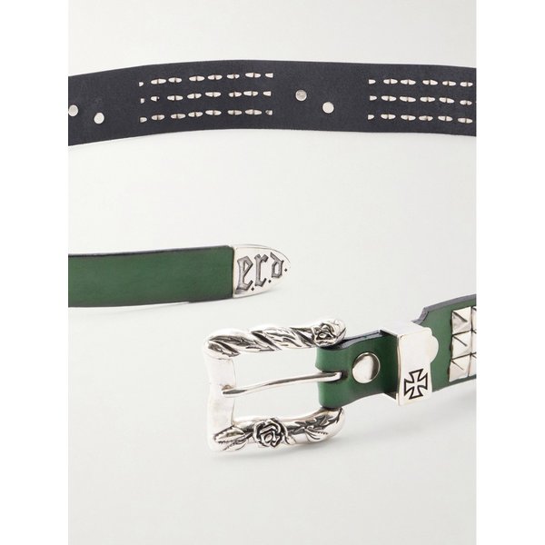 앙팡 리쉬 데프리메 도그 인 레스트레인트 3.5cm 스터드 가죽 벨트 46376663162916223