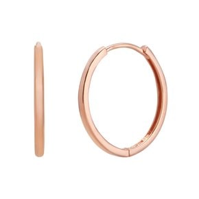 14K 민자 링 원터치 한쪽 귀걸이 17mm
