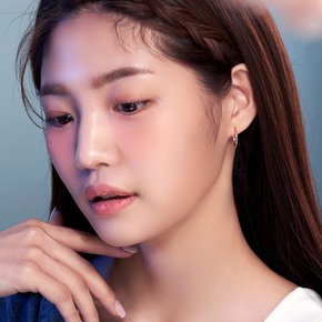 14K 민자 링 원터치 한쪽 귀걸이 17mm