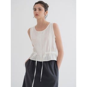 Salt string blouse (white)