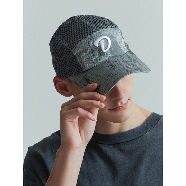 D MESH GREY CAMP-CAP