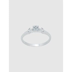 Square leaf miss ring(cubic)