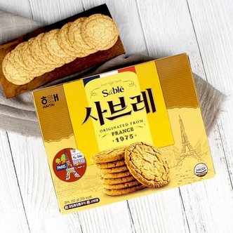  해태 사브레 252g / 커피과자 비스켓 비스킷 사무실간식