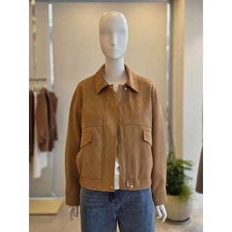 더아이잗 [여주점] [더 아이잗] 여성 루즈핏 스웨이드 블루종 재킷 (IS2M0JK701)