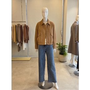 [여주점] [더 아이잗] 여성 루즈핏 스웨이드 블루종 재킷 (IS2M0JK701)