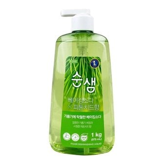  순샘 베이킹소다 피톤치드향 1kg 주방세제 (974ml)-O (WB29094)