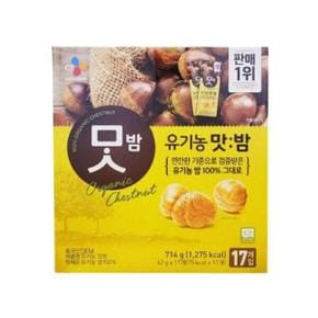 CJ제일제당 유기농 맛밤 42gx17개