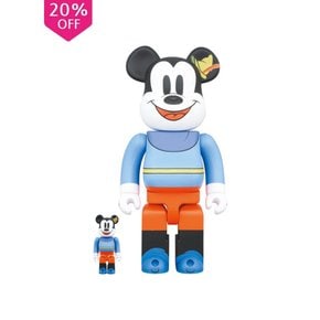 400%+100% BEARBRICK MICKEY MOUSE Brave Little Tailor