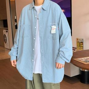 [라일리] Rly 데일리 오버핏 단가라 스트라이프 셔츠 남녀공용 (S14394778)