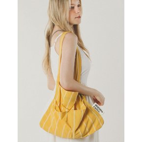 Rabbit eco bag_Wide yellow