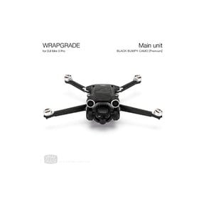 WRAPGRADE for DJI Mini 3 Pro 본체용 스킨실 블랙뱀피카모